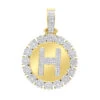 Customizable 14K Yellow Gold Men's Diamond Medallion Initial Pendant 2 Carat 1 Customizable 14K Yellow Gold Men's Diamond Medallion Initial Pendant 2 Carat -Its Hot Jewelry Shop customizable solid 10k gold mens diamond medallion initial pendant 2 carat 100482 mainye