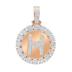 Customizable 14K Yellow Gold Men's Diamond Medallion Initial Pendant 2 Carat 12 Customizable 14K Yellow Gold Men's Diamond Medallion Initial Pendant 2 Carat -Its Hot Jewelry Shop customizable solid 10k gold mens diamond medallion initial pendant 2 carat 100482 ro