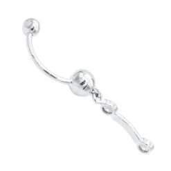 14K White Gold Diamond Belly Button Dangling Ring 0.72 -Its Hot Jewelry Shop dangling belly rings 14k diamond belly button ring 072 p 6272 backwh