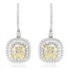 Dangling Designer Diamond Drop Earrings 6.5ct 18K White Gold Yellow Diamonds 2 Dangling Designer Diamond Drop Earrings 6.5ct 18K White Gold Yellow Diamonds -Its Hot Jewelry Shop dangling designer diamond drop earrings 422ct 18k gold yellow diamonds mainwh