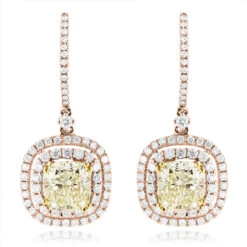 Dangling Designer Diamond Drop Earrings 6.5ct 18K White Gold Yellow Diamonds 9 Dangling Designer Diamond Drop Earrings 6.5ct 18K White Gold Yellow Diamonds -Its Hot Jewelry Shop dangling designer diamond drop earrings 422ct 18k gold yellow diamonds ro