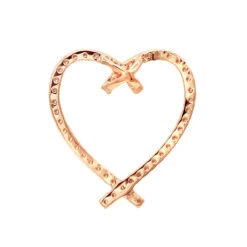 Designer 14 Karat 14K Rose Gold Diamond Heart Pendant 0.63ct 11 Designer 14 Karat 14K Rose Gold Diamond Heart Pendant 0.63ct -Its Hot Jewelry Shop designer 14 karat gold diamond heart pendant 063ct p 6243 backro