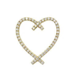 Designer 14 Karat 14K Rose Gold Diamond Heart Pendant 0.63ct 10 Designer 14 Karat 14K Rose Gold Diamond Heart Pendant 0.63ct -Its Hot Jewelry Shop designer 14 karat gold diamond heart pendant 063ct p 6243 ye