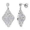 Designer 14K White Gold Diamond Drop Earrings For Women 2.5 Carat Vintage Style 1 Designer 14K White Gold Diamond Drop Earrings For Women 2.5 Carat Vintage Style -Its Hot Jewelry Shop designer 14k gold diamond drop earrings for women 25 carat vintage style mainwh