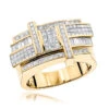 Designer 14K Yellow Gold Men's Diamond Criss Cross Ring 2.5ct G VS Diamonds 2 Designer 14K Yellow Gold Men's Diamond Criss Cross Ring 2.5ct G VS Diamonds -Its Hot Jewelry Shop designer 14k gold mens diamond criss cross ring 25ct g vs diamonds ye