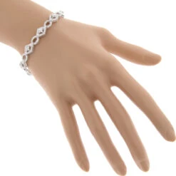 Designer Diamond Bracelet For Women 14K White Gold 4.94ct 11 Designer Diamond Bracelet For Women 14K White Gold 4.94ct -Its Hot Jewelry Shop designer diamond bracelet 14k 494ct p 41384 bodwh