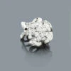 Designer Diamond Cluster Earring 14K White Gold 0.59ct 2 Designer Diamond Cluster Earring 14K White Gold 0.59ct -Its Hot Jewelry Shop designer diamond cluster earring 14k gold 059ct p 46717