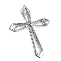 Small Designer Diamond Cross Pendant 0.25ct 10K Yellow Gold -Its Hot Jewelry Shop designer diamond cross pendant 028ct 10k gold backwh