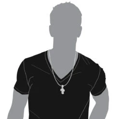 Designer Diamond Cross Pendant 2 Ct 14K White Gold -Its Hot Jewelry Shop designer diamond cross pendant 214ct 14k gold p 47595 bodwh