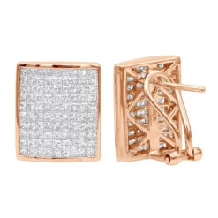 Designer Diamond Earrings 2.94ct 14K Yellow Gold -Its Hot Jewelry Shop designer diamond earrings 294ct 14k gold p 46434 ro