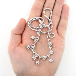 Designer Diamond Flower Necklace 3.25ct 14K White Gold 8 Designer Diamond Flower Necklace 3.25ct 14K White Gold -Its Hot Jewelry Shop designer diamond flower necklace 325ct 14k gold 3