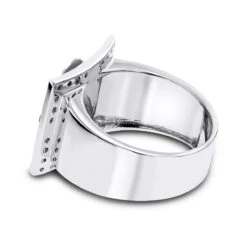 Designer Diamond Ring 1.34ct 14K White Gold -Its Hot Jewelry Shop designer diamond ring 134ct 14k p 44742 backwh