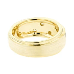 Designer Diamond Wedding Bands 14K Yellow Gold Men's Diamond Ring 0.35ct 11 Designer Diamond Wedding Bands 14K Yellow Gold Men's Diamond Ring 0.35ct -Its Hot Jewelry Shop designer diamond wedding rings 14k gold ring 035ct p 6681 backye