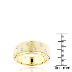 Designer Diamond Wedding Bands 14K Yellow Gold Men's Diamond Ring 0.35ct 13 Designer Diamond Wedding Bands 14K Yellow Gold Men's Diamond Ring 0.35ct -Its Hot Jewelry Shop designer diamond wedding rings 14k gold ring 035ct p 6681 rulerye