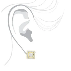 Designer Earrings 14K White Gold Diamond Earrings Studs 1.24 12 Designer Earrings 14K White Gold Diamond Earrings Studs 1.24 -Its Hot Jewelry Shop designer earrings 14k gold diamond earrings studs 124 p 6996 bodye