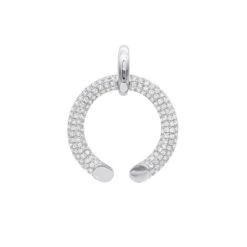 Designer Horseshoe Diamond Pendant Necklace For Women 14K Yellow Gold Good Luck Symbol 0.8ct 11 Designer Horseshoe Diamond Pendant Necklace For Women 14K Yellow Gold Good Luck Symbol 0.8ct -Its Hot Jewelry Shop designer horseshoe diamond pendant for women 14k gold good luck symbol 08ct 803213 wh