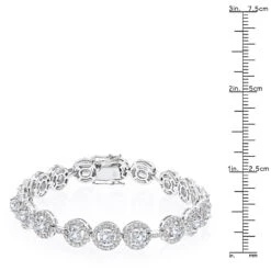 Designer 18K White Gold Diamond Bracelet For Women 6ct By Luxurman 13 Designer 18K White Gold Diamond Bracelet For Women 6ct By Luxurman -Its Hot Jewelry Shop designer jewelry 18k gold diamond bracelet for women 6ct by luxurman rulerwh