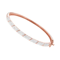 Designer Luxurman 14K White Gold Pave Diamond Bangle Bracelet For Women 1.25ct 11 Designer Luxurman 14K White Gold Pave Diamond Bangle Bracelet For Women 1.25ct -Its Hot Jewelry Shop designer luxurman 14k gold pave diamond bangle bracelet for women 125ct ro