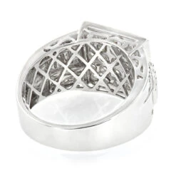 Designer 14K White Gold Men's Diamond Ring 1.8ct 11 Designer 14K White Gold Men's Diamond Ring 1.8ct -Its Hot Jewelry Shop designer luxurman rings 14k yellow rose white gold mens diamond ring 18ct backwh