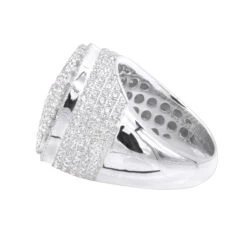 Designer Men's 4 Carat Diamond 10K Yellow Gold Pinky Rings -Its Hot Jewelry Shop designer one of a kind mens diamond ring in 10k gold pinky rings 4 carat 407077 backwh