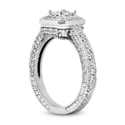 Diamond 18K White Gold Engagement Ring 1.50ct -Its Hot Jewelry Shop diamond 18k gold engagement ring 150ct p 33588 back white 20220420 20220426