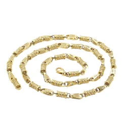 14K Yellow Gold Diamond Chain Necklace 7.08ct -Its Hot Jewelry Shop diamond chains 14k gold diamond necklace 708ct backye