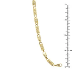 14K Yellow Gold Diamond Chain Necklace 7.08ct -Its Hot Jewelry Shop diamond chains 14k gold diamond necklace 708ct rulerye