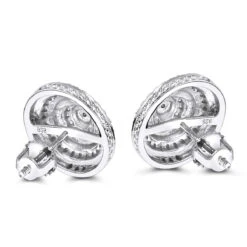 Large Diamond Circle Earrings Studs In Sterling Silver 0.22ct 7 Large Diamond Circle Earrings Studs In Sterling Silver 0.22ct -Its Hot Jewelry Shop diamond circle earrings 023ct sterling silver p 47924 backwh