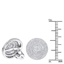 Large Diamond Circle Earrings Studs In Sterling Silver 0.22ct 8 Large Diamond Circle Earrings Studs In Sterling Silver 0.22ct -Its Hot Jewelry Shop diamond circle earrings 023ct sterling silver p 47924 rulerwh