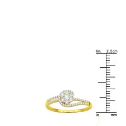 Affordable Engagement Rings 14K Gold Ladies Diamond Cluster Ring 0.61ct 17 Affordable Engagement Rings 14K Gold Ladies Diamond Cluster Ring 0.61ct -Its Hot Jewelry Shop diamond cluster rings 14k ladies diamond ring 061ct p 40453 rulerye