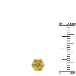 Diamond Clusters 14K Yellow Gold Yellow Diamond Stud Earrings 1ct -Its Hot Jewelry Shop diamond clusters 14k yellow diamond stud earrings 1ct p 6805 rulerye
