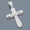 Diamond Cross Necklace 14K White Gold 1.78ct -Its Hot Jewelry Shop diamond cross necklace 14k 178ct p 40388
