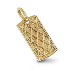 14K Yellow Gold Real Diamond Dog Tag Military Pendant With Diamonds 1ct -Its Hot Jewelry Shop diamond dog tag military pendant with diamonds 125ct p 6988 backye
