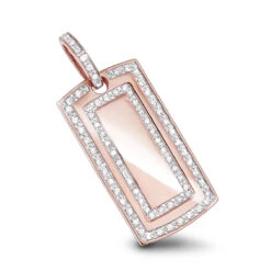 14K Yellow Gold Real Diamond Dog Tag Military Pendant With Diamonds 1ct -Its Hot Jewelry Shop diamond dog tag military pendant with diamonds 125ct p 6988 ro