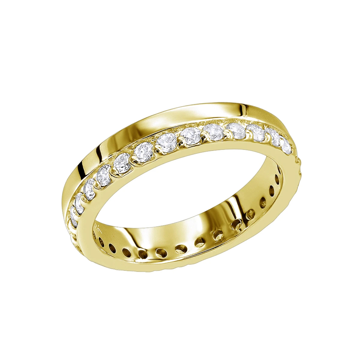 Thin Diamond Eternity Bands 14K White Gold Eternity Ring 0.57ct 4 Thin Diamond Eternity Bands 14K White Gold Eternity Ring 0.57ct - Image 2