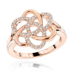Diamond Flower Ring 10K White Gold 0.13ct Gold 10 Diamond Flower Ring 10K White Gold 0.13ct Gold -Its Hot Jewelry Shop diamond flower ring in rose gold 018ct 10k gold ro