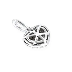 Diamond Heart Pendant 14K White Gold 0.3ct 11 Diamond Heart Pendant 14K White Gold 0.3ct -Its Hot Jewelry Shop diamond heart pendant 14k 031ct p 41375 backwh