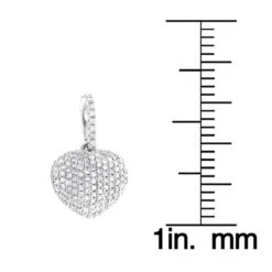 Diamond Heart Pendant 14K White Gold 0.3ct 13 Diamond Heart Pendant 14K White Gold 0.3ct -Its Hot Jewelry Shop diamond heart pendant 14k 031ct p 41375 rulerwh