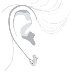 14K Gold Small Diamond Hoop Earrings Huggies 1/2ct -Its Hot Jewelry Shop diamond hoop earrings 14k diamond huggie earrings 47ct p 6265 bodwh