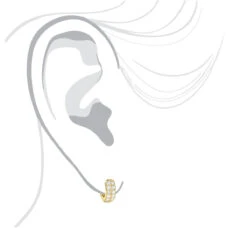 Diamond Hoop Earrings 14K Yellow Gold 1 Carat Diamond Huggie Earrings 12 Diamond Hoop Earrings 14K Yellow Gold 1 Carat Diamond Huggie Earrings -Its Hot Jewelry Shop diamond hoop earrings 14k diamond huggie earrings 94ct p 6266 bodye