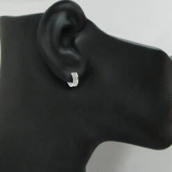 Diamond Hoop Huggie Earrings In Sterling Silver .30ct 7 Diamond Hoop Huggie Earrings In Sterling Silver .30ct -Its Hot Jewelry Shop diamond hoop huggie earrings in sterling silver 30ct p 38813bod