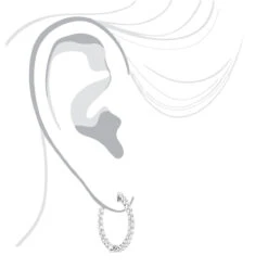 Diamond Hoops 14K White Gold Diamond Hoop Earrings Inside Out 1.87 12 Diamond Hoops 14K White Gold Diamond Hoop Earrings Inside Out 1.87 -Its Hot Jewelry Shop diamond hoops 14k diamond hoop earrings inside out 187 p 11 bodwh