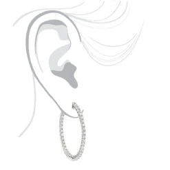 Diamond Hoops 14K White Gold Diamond Hoop Earrings Inside Out 3.5ct 12 Diamond Hoops 14K White Gold Diamond Hoop Earrings Inside Out 3.5ct -Its Hot Jewelry Shop diamond hoops 14k diamond hoop earrings inside out 444 p 7044 bodwh