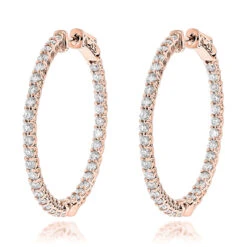 Diamond Hoops 14K White Gold Diamond Hoop Earrings Inside Out 3.5ct 10 Diamond Hoops 14K White Gold Diamond Hoop Earrings Inside Out 3.5ct -Its Hot Jewelry Shop diamond hoops 14k diamond hoop earrings inside out 444 p 7044 ro