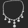Diamond Necklace 18K White Gold 15.20ct -Its Hot Jewelry Shop diamond necklace in 18k gold 1520ct fine jewelry collection p 46774