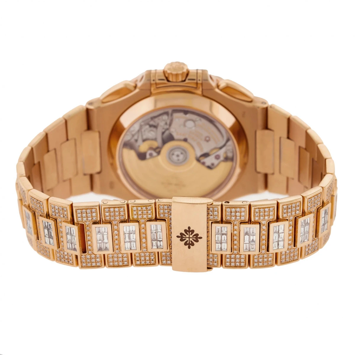 Diamond Patek Philippe Nautilus Men's Watch 18k Rose Gold 5980/1r 40.5mm Brown Dial 4 Diamond Patek Philippe Nautilus Men's Watch 18k Rose Gold 5980/1r 40.5mm Brown Dial - Image 2