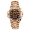 Diamond Patek Philippe Nautilus Men's Watch 18k Rose Gold 5980/1r 40.5mm Brown Dial -Its Hot Jewelry Shop diamond patek philippe nautilus mens watch 18k rose gold 59801r 405mm brown dial 968682 main