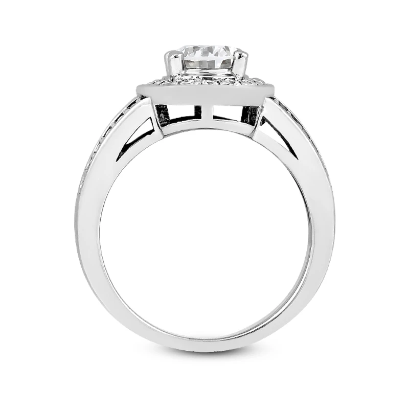 Diamond Platinum Engagement Ring 1.42ct 4mm 5 Diamond Platinum Engagement Ring 1.42ct 4mm - Image 3