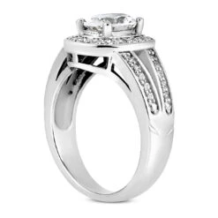Diamond Platinum Engagement Ring 1.42ct 4mm 6 Diamond Platinum Engagement Ring 1.42ct 4mm -Its Hot Jewelry Shop diamond platinum engagement ring 142ct p 34736 back white 20220420 20220426