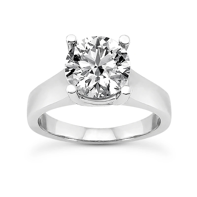 Diamond Platinum Engagement Ring Set 1.08ct 4 Diamond Platinum Engagement Ring Set 1.08ct - Image 2